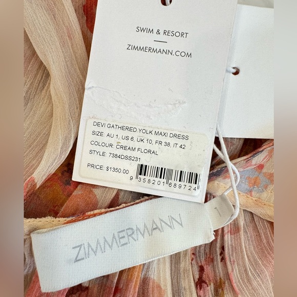 Zimmermann Silk Devi Floral Maxi Dress - Picture 12 of 15